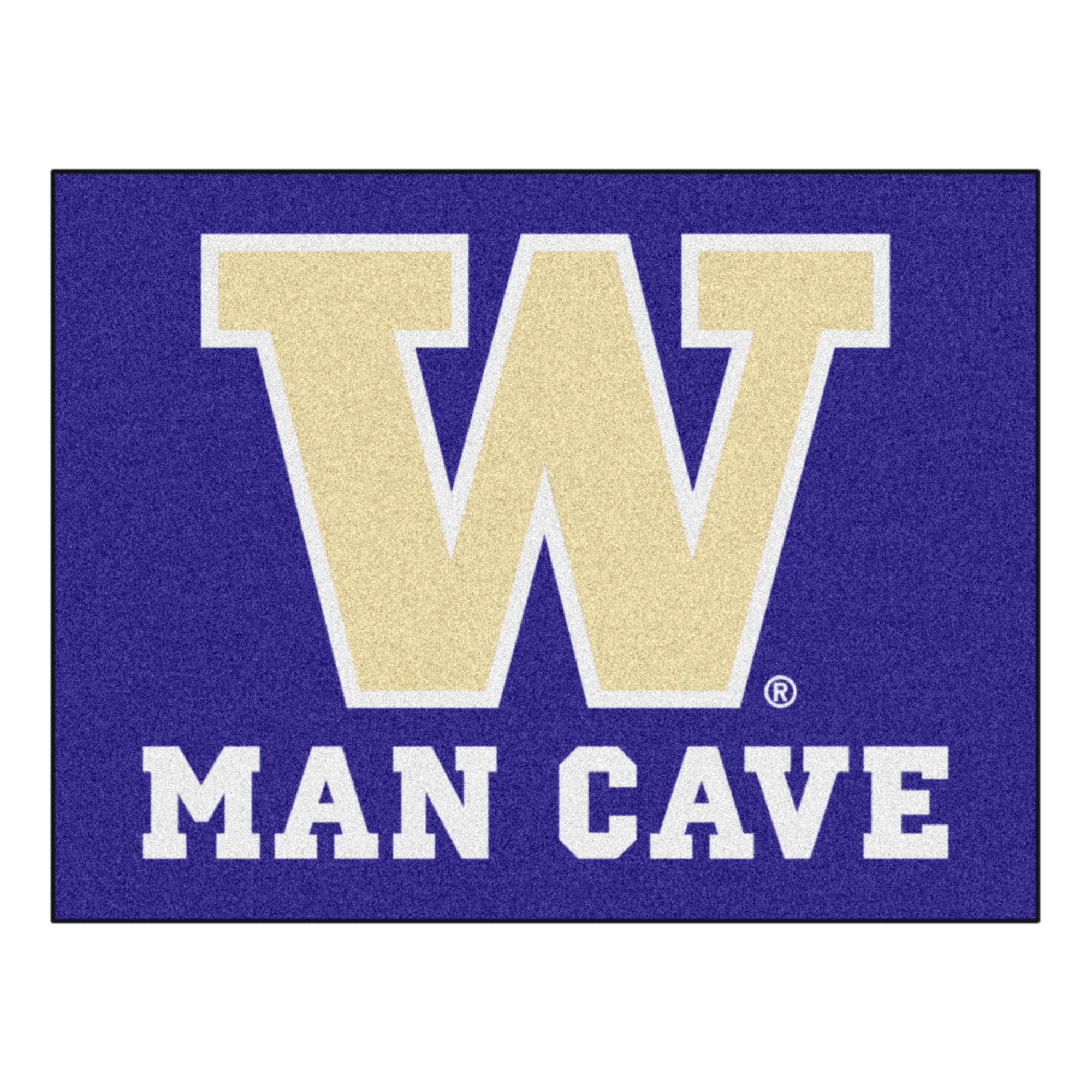 FANMATS, University of Washington Man Cave Rug - 34 in. x 42.5 in.